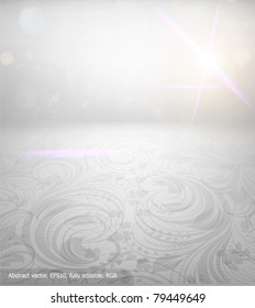 Abstract seamless background for summer design with free place