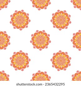 Abstract seamless background for textile, wallpaper, packaging, scrapbook, wrapping paper, web pages. Vector texture.