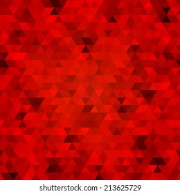 Abstract seamless background of triangles. Vector illustration