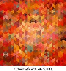 Abstract seamless background of triangles. Vector illustration