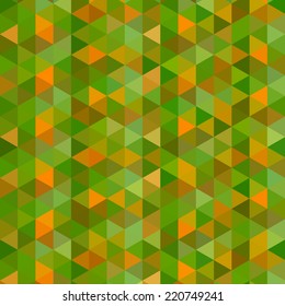 Abstract seamless background of triangles. Vector illustration
