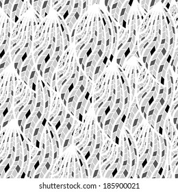 Abstract seamless background. Vector illustration. Hand drawn pattern.