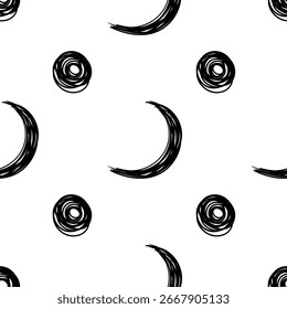 Abstractas fondo sin fisuras. Ilustración vectorial. Patrón para impresión y diseño