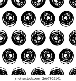 Abstrakter nahtloser Hintergrund. Vektorgrafik. Muster für Druck und Design