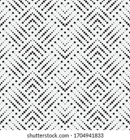 Abstract seamless background vector. Monochrome texture in peas. Small and more distorted circles. Graphic design of cover, wallpaper, poster, packaging.

