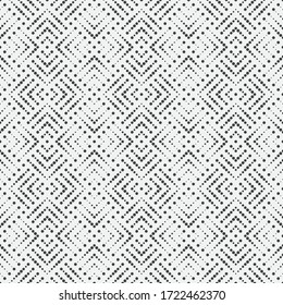 Abstract seamless background vector. Monochrome modern texture in peas. Small and more circles. Graphic design of cover, wallpaper, poster, packaging.