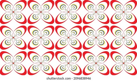 abstract seamless background wallpaper color ellipse circle oval batik vector picture butterfly