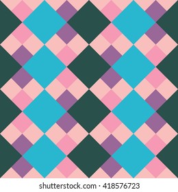 abstract seamless background and wallpaper from the rhombs and squares
