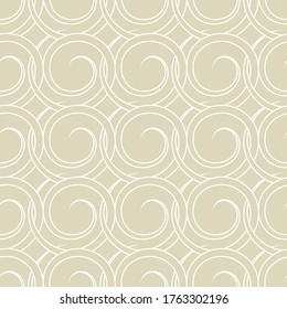 Abstract seamless background. White print on olive green. Vector illustration