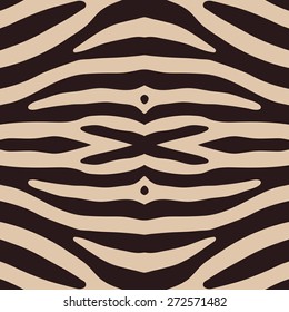 Abstract seamless background of zebra stripes. Beautiful natural animal pattern.