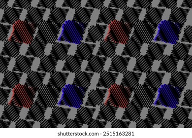 Fondo Abstractas sin fisuras. Patrón de dibujo de línea inclinada. Fondo de patrón de tela simple. Fondo cuadrado de línea. Ilustración de Fondo de pantalla. Patrón de Producto.