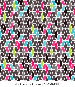 abstract seamless backgroynd. 3d cubes