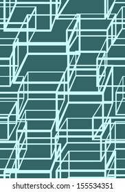 abstract seamless backgroynd. 3d cubes