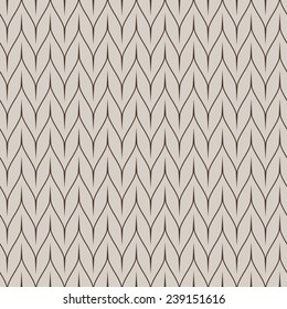 Abstract seamless beige wallpaper vector pattern.