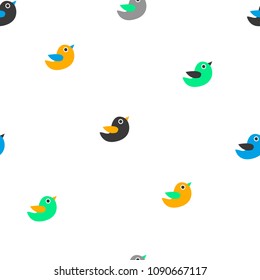 Abstract seamless birds pattern. easy repeated backdrop. fly little bird repeat background. nature motives