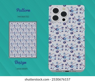 Abstract Seamless Bitmap Phone Case Pattern.