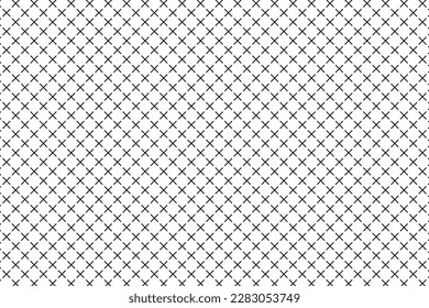 abstract seamless black cross pattern design.