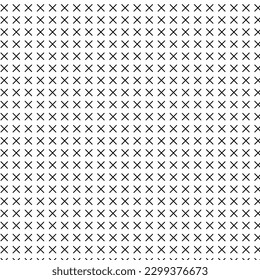 abstract seamless black cross pattern art.