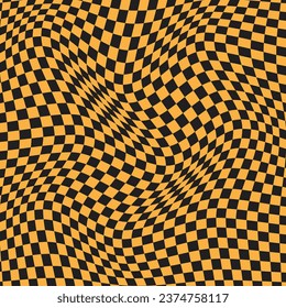 patrón de ondulación abstracto sin fisuras de color naranja claro.