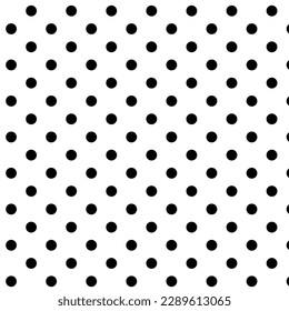 abstract seamless black polka dot pattern texture, perfect for paper, cloths.