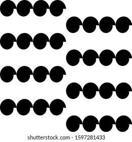 Abstract seamless black swirl pattern texture background-Use for App, Postcards, Packaging, Items, Websites Fabric and Material-Vector illustration.