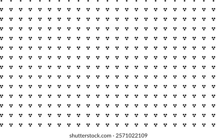 abstract seamless black three dot pattern suitable for background.