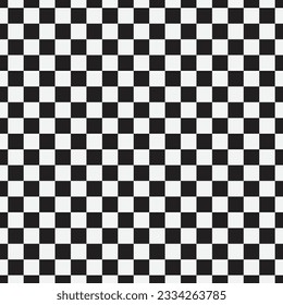 abstract seamless black white checkered pattern vector.