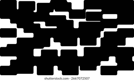 Abstrato sem costura preto e branco padrão geométrico projeto de fundo para papel de parede