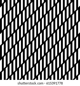 Abstract seamless black and white geometric optical pattern.