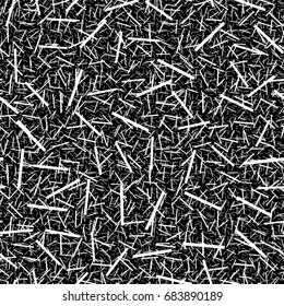Abstract seamless black and white geometric pattern.