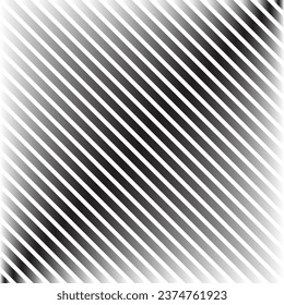 abstrakte nahtlose schwarz-weiße Farbverlauf-diagonale gerade Linie Muster Kunst.