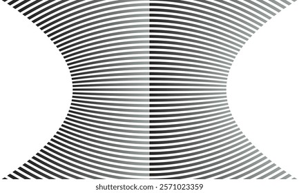 abstract seamless black white gradient squeeze line pattern suitable for background.