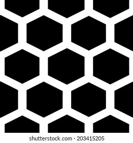 Resumen de un patrón blanco y negro sin fisuras - ilustración vectorial 