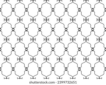 abstract seamless black and white pattern
