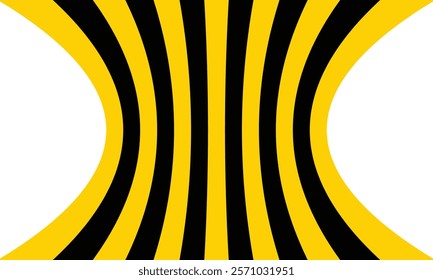 abstract seamless black yellow squeeze line pattern art suitable for background.