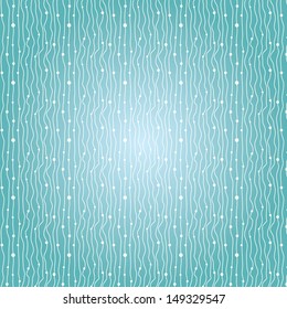 Abstract seamless blue background with lines, vector