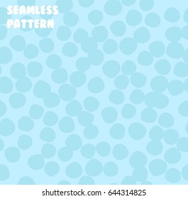 Abstract seamless blue background. Water sea clean with air bubble