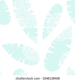 Abstract seamless blue pattern with circles, dots and hand drawn elements on white background.Trendy hand drawn texture for paper, wallpaper, cover, fabric, Interior decor 