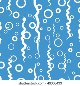 Abstract seamless blue underwater background