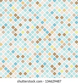 Abstract seamless brown tiles background