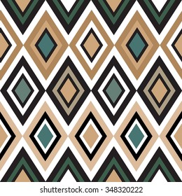 Abstract seamless brown tiles background