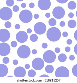Abstract seamless bubbles. Vector background
