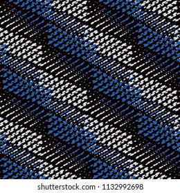 Abstract seamless camouflage covers pattern with vertical fading lines, tracks, halftone stripes. Extreme sport style illustration. Trendy Urban colorful backdrop Soccer. Grunge, neon texture pattern.