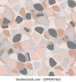 Abstract seamless camouflage. Crazy dance of ridiculous elements. Super fashionable background.