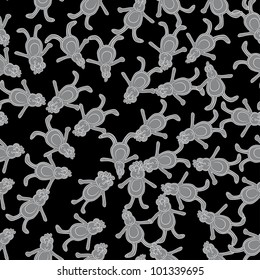 abstract seamless cartoon pattern with monkeys