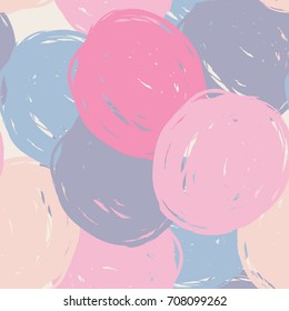 Abstract seamless chaotic pattern with geometric grunge elements