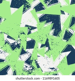 Abstract seamless chaotic pattern with urban geometric elements. Texture pattern for covers, banners, booklets, etc. For web or printed media.