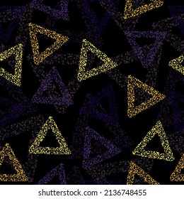 Abstract seamless chaotic pattern with urban geometric elements, for textiles. Bold psychedelic neon artistic background pattern. Wallpapers for boys and girls