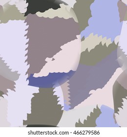 Abstract seamless chaotic pattern with urban geometric elements, scuffed, drops, sprays, triangles. Texture pattern for covers, banners, booklets, etc. For web or printed media.