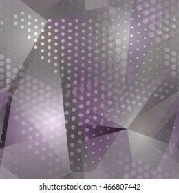 Abstract seamless chaotic pattern with urban geometric elements, scuffed, drops, sprays, triangles. Texture pattern for covers, banners, booklets, etc. For web or printed media.
